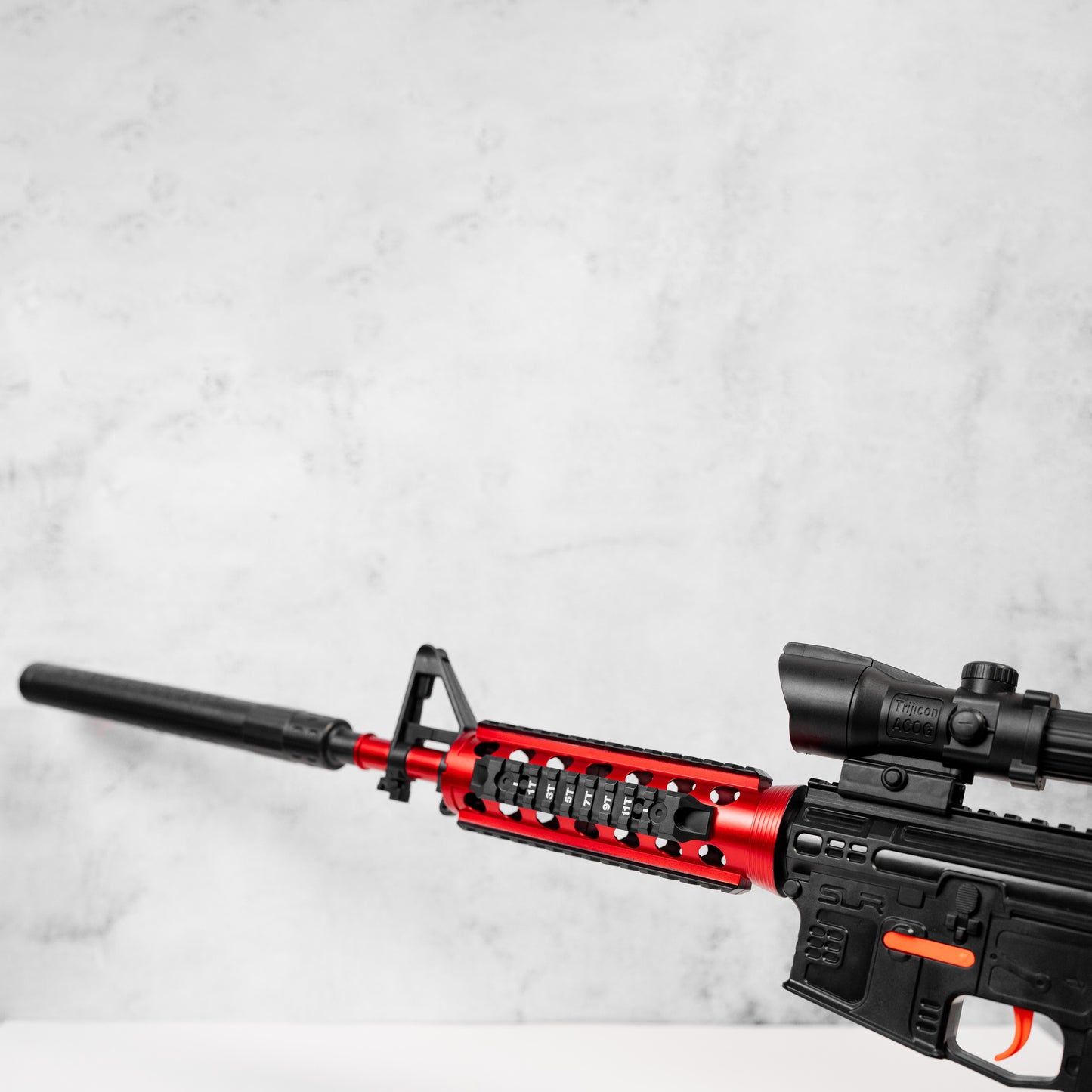 Gel blaster phantom replica m416 cu bile cu  hidrogel, incarcator mare,  supresor si multe atasamente