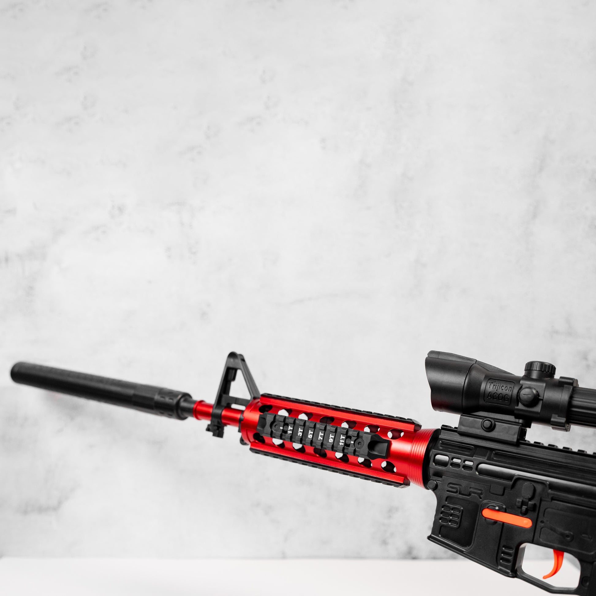 Gel blaster phantom replica m416 cu bile cu  hidrogel, incarcator mare,  supresor si multe atasamente